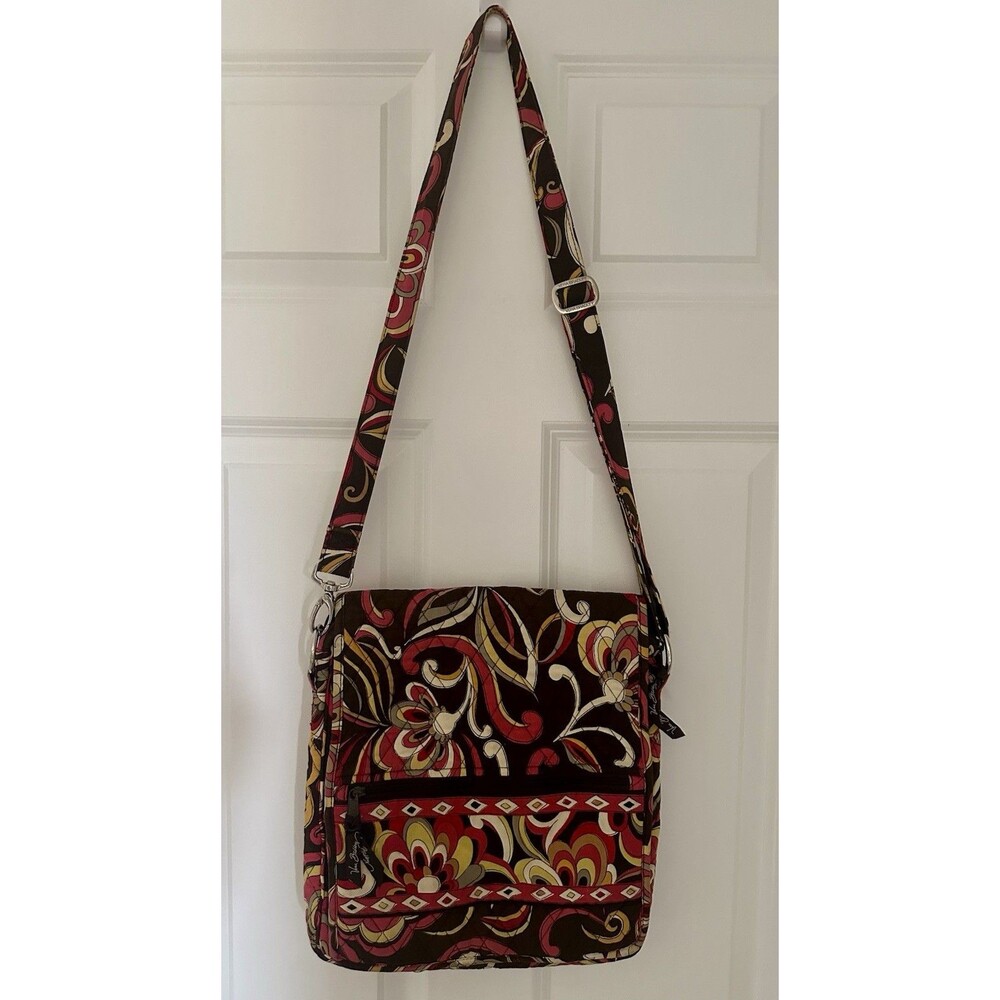 Vera Bradley Mailbag Crossbody Bag Puccini Floral Magnetic Flap VTG Retired Pat